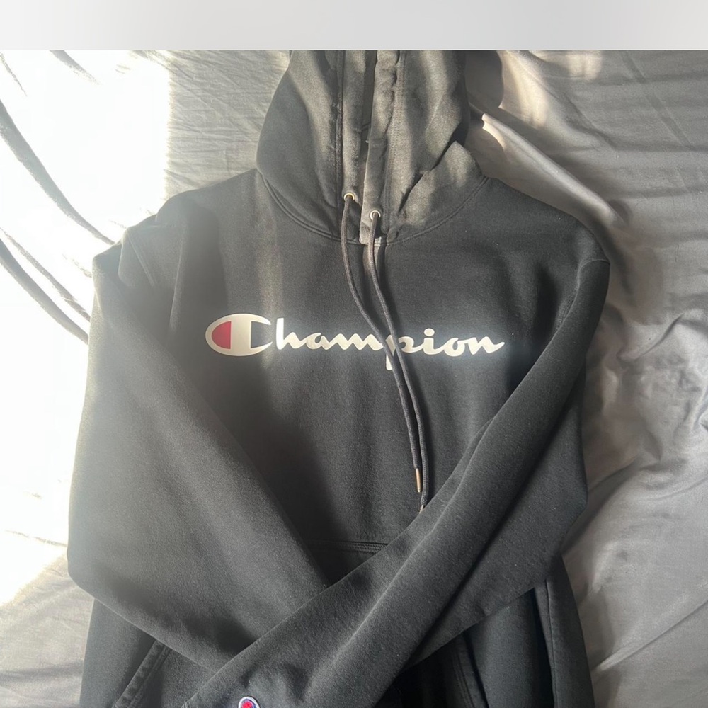 Champion Black Pullover Hoodie